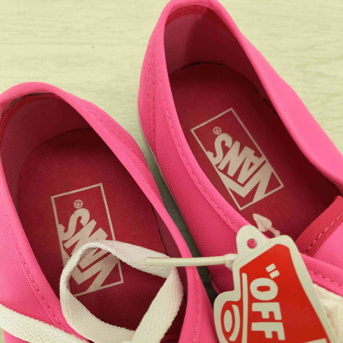 バンズ VANS AUTHENTIC ローカットスニーカー ショッキングピンク レディース US:7.5