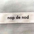 ノップデノッド nop de nod ポリエステルコットンリネンツイルラップパンツ レディース