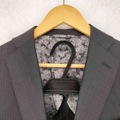ロロピアーナ Loro Piana SHITATE 2B ウール ストライプ柄 スーツセットアップ メンズ