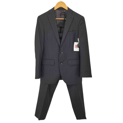 エルメネジルドゼニア Ermenegildo Zegna SHITATE 2B ウール ストライプ柄 スーツセットアップ メンズ