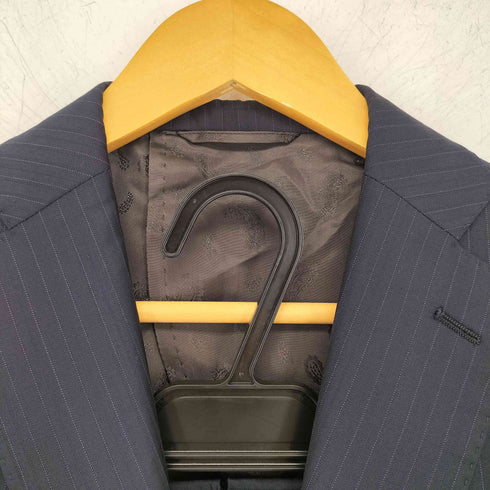 ロロピアーナ Loro Piana SHITATE 2B ウール ストライプ柄 スーツセットアップ メンズ