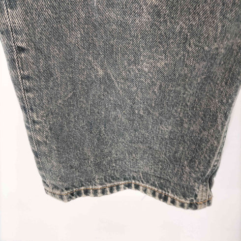 ザラ ZARA ACID WASH STRAIGHT バギーデニム メンズ FR:38-40