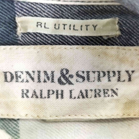デニムアンドサプライラルフローレン DENIM&SUPPLY RALPH LAUREN チェック柄 S/S シャツ レディース import:S