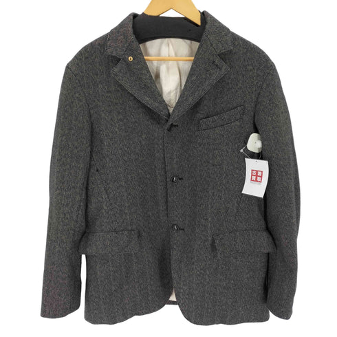アダムエロペ Adam et Rope Hybrid Tweed ツイード3Bテーラードジャケット メンズ JPN:M