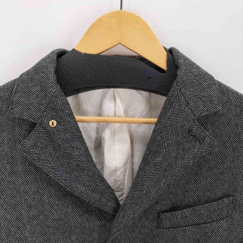 アダムエロペ Adam et Rope Hybrid Tweed ツイード3Bテーラードジャケット メンズ JPN:M