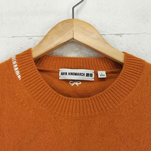 アニヤハインドマーチ ANYA HINDMARCH プレミアムラムクルーネックセーター レディース JPN:L