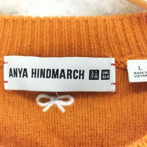 アニヤハインドマーチ ANYA HINDMARCH プレミアムラムクルーネックセーター レディース JPN:L