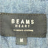 ビームスハート BEAMS HEART 切替 デニム シャツ メンズ JPN:M
