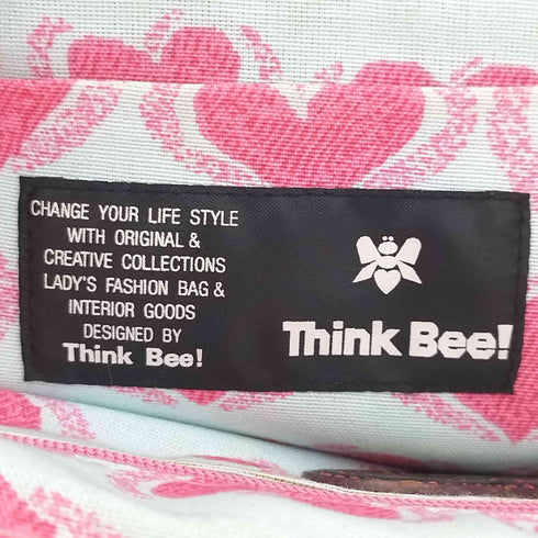 シンクビー Think Bee ビーズ スパンコール トート ハンドバッグ レディース