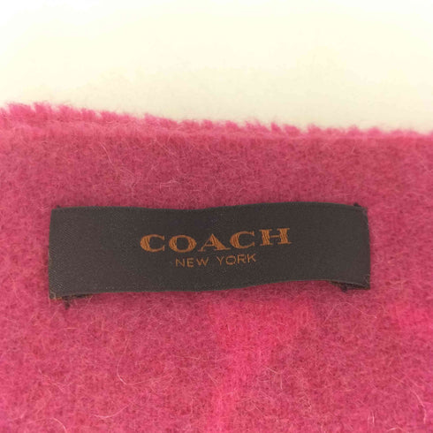 コーチ COACH ロゴプリント マフラー レディース