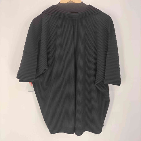 オムプリッセイッセイミヤケ HOMME PLISSE ISSEY MIYAKE ボタンフライ プリーツ シャツ メンズ JPN:3