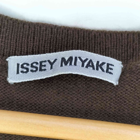 イッセイミヤケ ISSEY MIYAKE 90S~00S 銀タグ コットンシルク ニット ワンピース レディース JPN:M