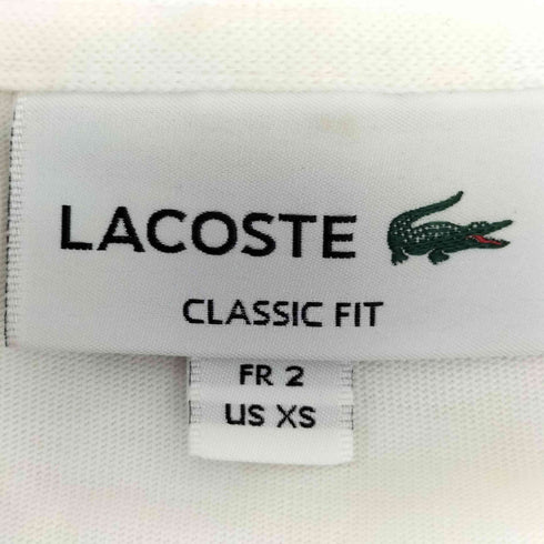 ラコステ LACOSTE アウトラインクロッククルーネックTシャツ メンズ import:XS