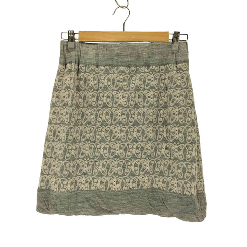 ツモリチサト TSUMORI CHISATO 蝶柄 レースデザイン スウェットミニスカート レディース JPN:2