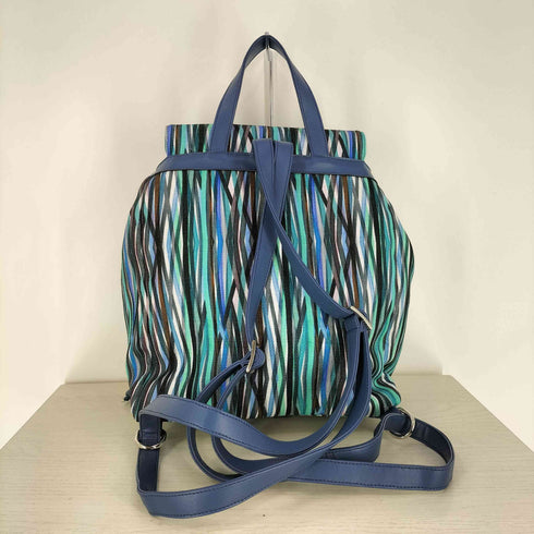 TERESA CAMBI FIRENZE マルチストライプ バックパック レディース
