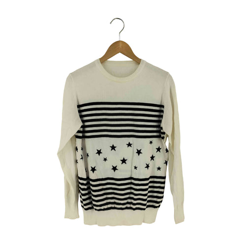 ユニフォームエクスペリメント uniform experiment 16SS STAR BORDER PANEL CREW NECK KNIT メンズ 1
