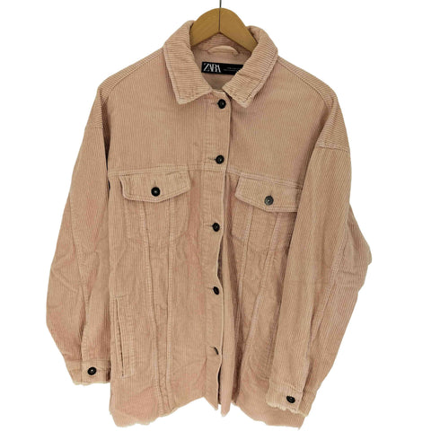 ザラ ZARA コーデュロイ デニム ジャケット メンズ import:M