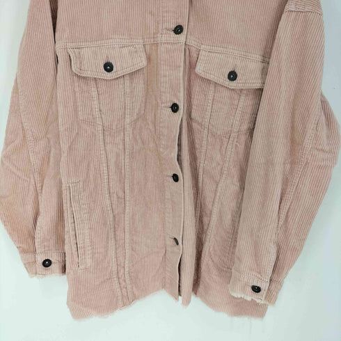 ザラ ZARA コーデュロイ デニム ジャケット メンズ import:M