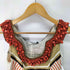 ミュウミュウ miu miu 05SS collection look25 Geometric Dress With Red Beaded Embellished Bust レディース EUR:38