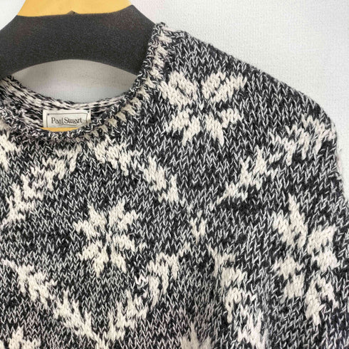 ポールスチュアート Paul Stuart コットン100 ノルディック柄 ニット メンズ