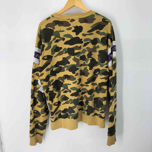 アベイシングエイプ A BATHING APE 1st Camo Side Button Sweatshirt サルカモ カモフラ スウェット メンズ JPN:XL