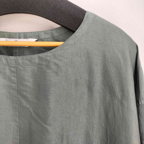ヤッコマリカルド YACCO MARICARD シルク100 ボートネック ロングワンピース レディース