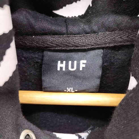 ハフ HUF LEAF PRINT HOODIE パーカー フーディー 総柄 メンズ import:XL