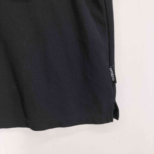 アンブロ UMBRO 別注コラボ オーバーサイズ鹿の子ワンポイントロゴ刺繍半袖ポロシャツ メンズ JPN:XL