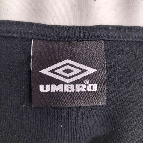 アンブロ UMBRO 別注コラボ オーバーサイズ鹿の子ワンポイントロゴ刺繍半袖ポロシャツ メンズ JPN:XL