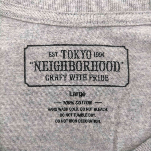 ネイバーフッド NEIGHBORHOOD Arabic Logo アラビック ロゴ OVER ROCK CULT FILTH アーム プリント L/S Tシャツ ロンT メンズ import:L
