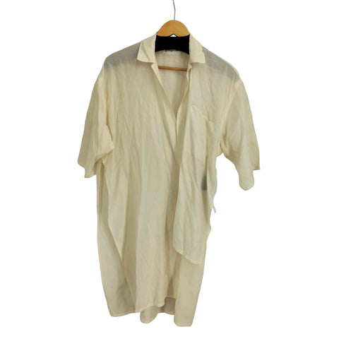 ヨウジヤマモト Yohji Yamamoto 90S ボタンダウン スリット シャツワンピース レディース