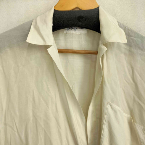 ヨウジヤマモト Yohji Yamamoto 90S ボタンダウン スリット シャツワンピース レディース