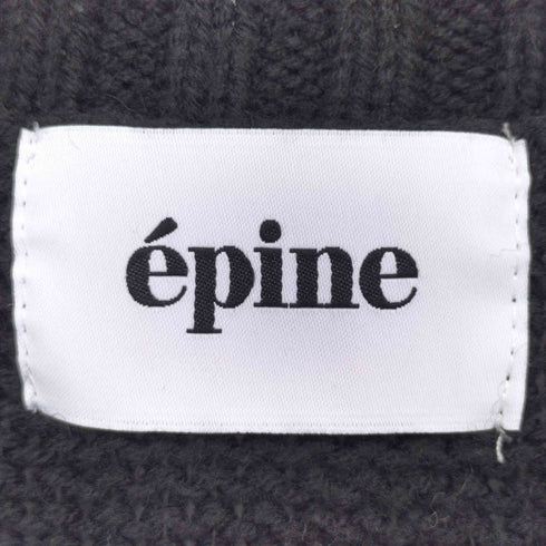エピヌ epine ロゴデザインニット big knit レディース