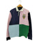 ポロバイラルフローレン Polo by RALPH LAUREN 90s 背番号 L/S マルチカラー ラガーシャツ メンズ import:L