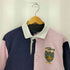 ポロバイラルフローレン Polo by RALPH LAUREN 90s 背番号 L/S マルチカラー ラガーシャツ メンズ import:L