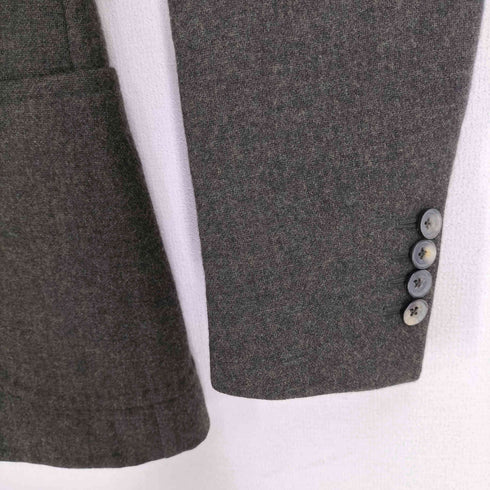 イザイア ISAIA カシミヤ混ウールダブルブレストテーラードジャケット メンズ EUR:44