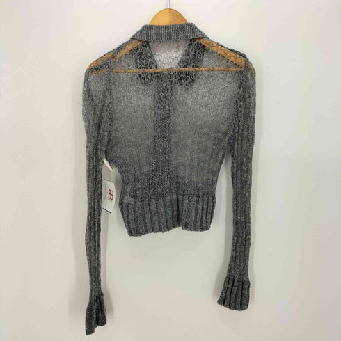 メゾンスペシャル MAISON SPECIAL 24AW SHEER KNIT SHIRT シアー ニット シャツ レディース FREE