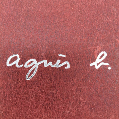 アニエスベー agnes b. カウレザー ワイドベルト レディース 34/85