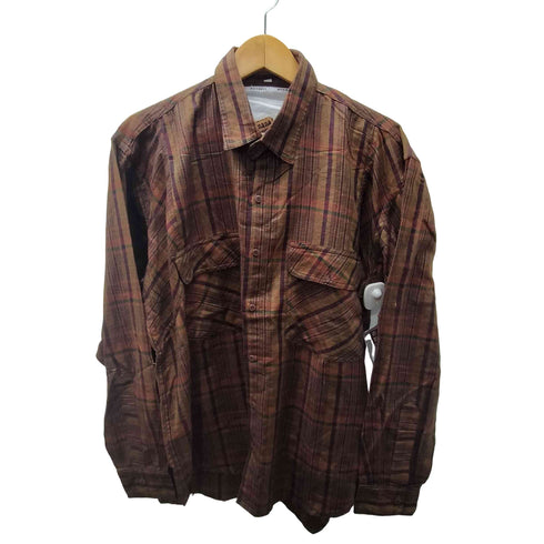 BANANA JONES インド綿 コットン チェック L/S シャツ メンズ import:XL