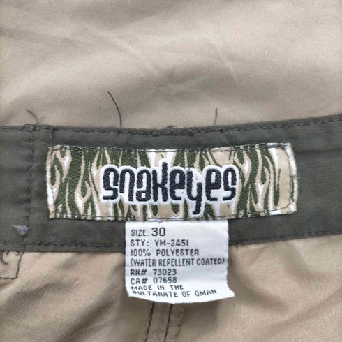 Snakeyes スネークアイズ 90-00S OLD ギミック カーゴ レイブ ジョーツ ショーツ ハーフパンツ Y2K メンズ 30