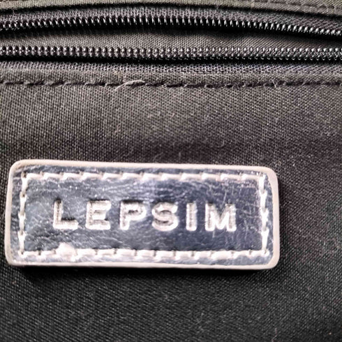 レプシム LEPSIM メタリック ミニボストン バッグ レディース