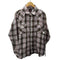PLAINS チェック L/S ウエスタン シャツ メンズ import:XL