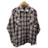 PLAINS チェック L/S ウエスタン シャツ メンズ import:XL