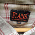 PLAINS チェック L/S ウエスタン シャツ メンズ import:XL