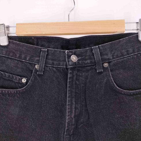 ギャップデニム GAP DENIM USA製 OLD BAGGY FIT ブラックデニムショーツ メンズ 31