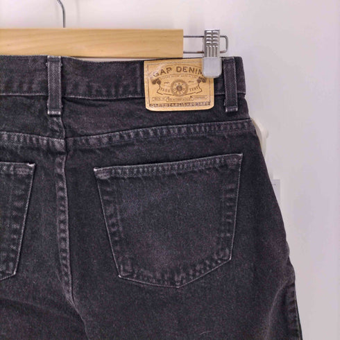 ギャップデニム GAP DENIM USA製 OLD BAGGY FIT ブラックデニムショーツ メンズ 31