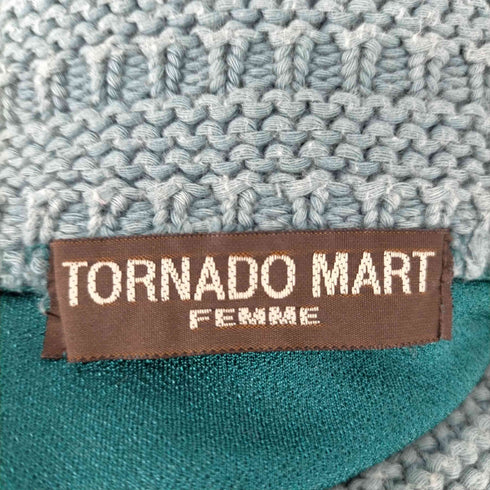 トルネードマートファム TORNADO MART FEMME ニット切替ノースリーブトップス y2k レディース