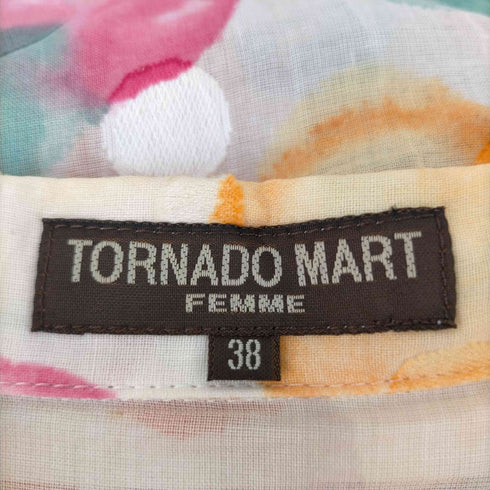 トルネードマートファム TORNADO MART FEMME オープンカラーボタンシャツ y2k 水玉 レディース JPN:38