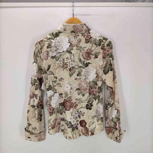 トルネードマートファム TORNADO MART FEMME 花柄ストレッチシャツ y2k レディース JPN:38