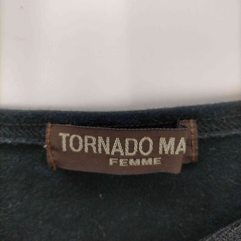 トルネードマートファム TORNADO MART FEMME レースベロアパッチワークタンクトップ y2k レディース